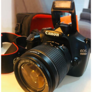 Kit de Câmara Fotográfica Canon EOS 1100D + Lente 18-55mm + Cartão 8GB + Bolsa (Kit Completo)